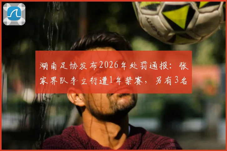 湖南足协发布2026年处罚通报:张家界队李立行遭1年禁赛,另有3名球员被罚半年,业余足球赛场纪律引关注